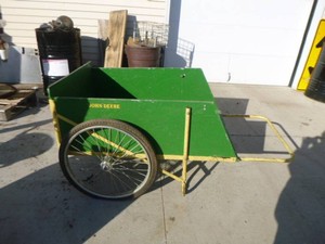 Handcrafted Garden Cart with John Deere Decals