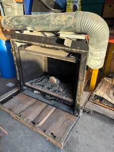 Gas Fire Place taken out of remodel  work fine