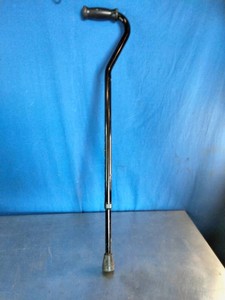 Offset-handle walking cane