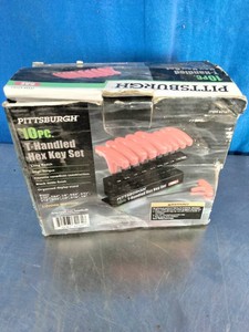 SAE T-Handle Hex Key Set, 10-Piece