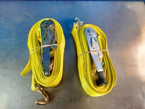 2  Performax 27 FT J-Hook Padded Tiedown ratchet straps