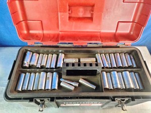 Craftsman socket and mechanics tool set