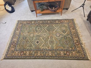 Dalyn Traditional Sage Green Area Rug 8 x 53