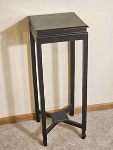 Asian Inspired Tall Pedestal Plant Stand