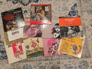 Broadway and Film Musical Soundtrack Vinyl Collection West Side Story, My Fair Lady, Fiddler on the Roof and More