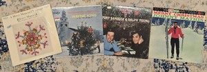 Vintage Christmas Vinyl Collection Johnny Mathis, Henry Mancini, Wayne King and Tony Sandler & Ralph Young