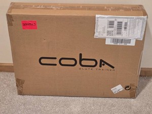 COBA Counterbalance Glute Trainer Fitness Equipment, Black and Blue, Boxed