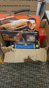Steve Park NAPA Bobbleheads, Tony Stewart Lunchbox & Coca-Cola Tin