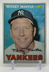 Mickey Mantle 1967 Topps Vintage Baseball Card No. 150