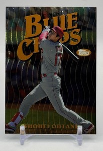 Shohei Ohtani Blue Chips (2nd Year) 2019 Topps Finest Baseball Card No. FBC-SO