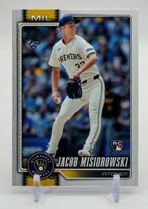 Jacob Misiorowski RC 2026 Topps Series 1 Rookie Baseball Card No. 10