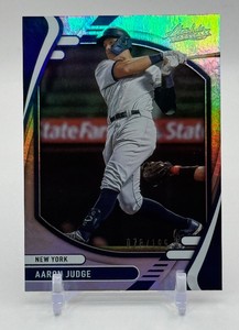 Aaron Judge 100 2022 Absolute Foil Baseball Card No. 15