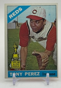Tony Perez RC Cup 1966 Topps Vintage Baseball Card No. 72