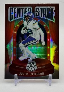 Justin Jefferson Center Stage 2024 Mosaic Minnesota Vikings Football Card No. 30