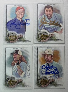 2022 USA Olympic Gold Curling Team 4-Card In-Person Autographed Trading Card Lot