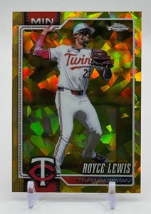 Royce Lewis 50 2026 Topps Chrome Sapphire Minnesota Twins Baseball Card No. 151