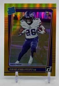 Kene Nwangwu RC In-Person Auto Rookie Minnesota Vikings Football Card No. 285