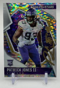 Patrick Jones II RC In-Person Auto Minnesota Vikings Rookie Football Card No. 153