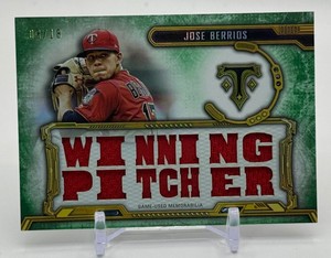 Jose Berrios 18 2020 Topps Triple Threads Emerald Minnesota Twins Baseball Card No. TTr-JBE1