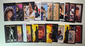 24-Card SingerEntertainer Autograph Card Lot