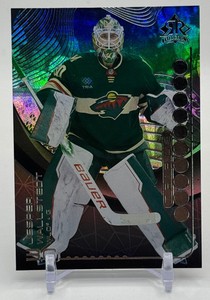 Jesper Wallstedt RC Foil 2024 Upper Deck Reflections Minnesota Wild Rookie Hockey Card No. TDR-3