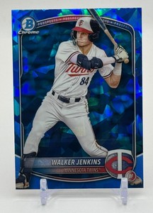 Walker Jenkins RC Sapphire 2025 Bowman Chrome Minnesota Twins Rookie Baseball Card No. BCP-1