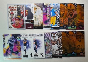 16-Card Star RookieParallel Football Card Lot