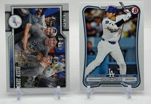 Shohei Ohtani 2-Card Baseball Card Lot