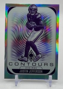 Justin Jefferson Contours 2025 Phoenix Minnesota Vikings Football Card No. 21