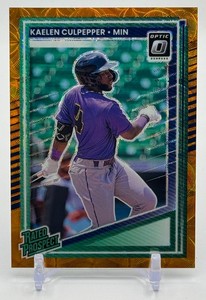 Kaelen Culpepper RC 79 2025 Optic Orange Scope Minnesota Twins Rookie Baseball Card No. 120