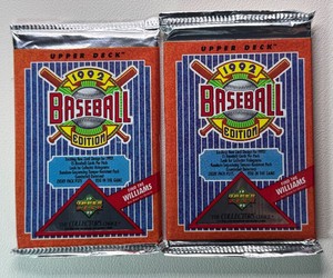 2 Packs of 1992 Upper Deck Baseball Cards (Ted Williams Auto )