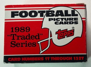 1989 Topps Traded Football Card Set