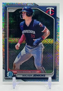 Walker Jenkins RC Mojo 2024 Bowman Chrome Minnesota Twins Rookie Baseball Card No. BCP-204