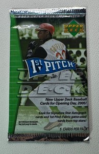 1 Pack of 2005 Upper Deck Baseball Cards