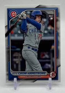 Pete Crow-Armstrong RC 2024 Bowman Chrome Rookie Baseball Card No. 85