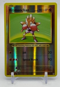 Hitmonchan Holo Pokemon Trading Card