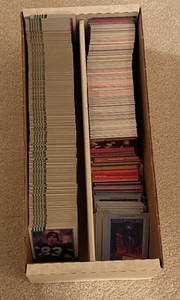 2-Row Box of 1990 Football Cards