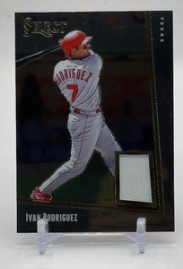 Ivan Rodriguez Game-Used Relic 2020 Select Baseball Card No. 93-IR