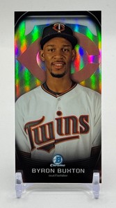 Byron Buxton RC 2015 Bowman Chrome Minnesota Twins Rookie Baseball Card No. PP-1