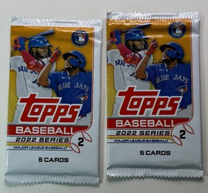 2 Packs of 2022 Topps Series 2 Baseball Cards