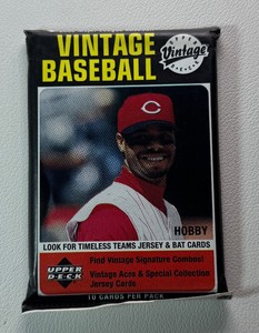 1 Pack of 2002 Upper Deck Vintage Baseball Cards (Griffey Auto)