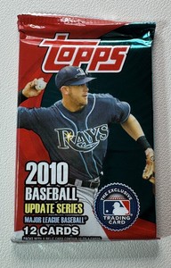 1 Pack of 2010 Topps Update Baseball Cards