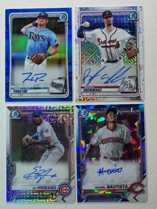 4-Card SapphireMojo Auto Baseball Card Lot