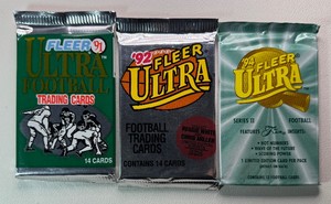 3 Packs of 1990s Fleer Ultra Baseball Cards