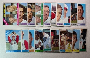 20-Card 1966 Topps Vintage Baseball Card Lot