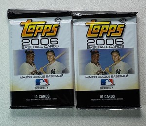 2 Packs of 2006 Topps Series 1 Baseball Cards