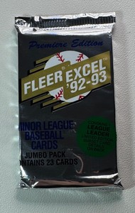 1 Pack of 1992-93 Fleer Excel Minor League Baseball Cards (Jeter RC)