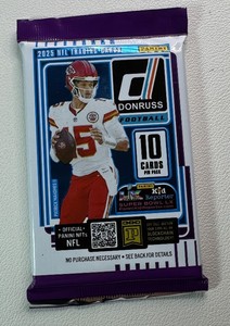 1 Pack of 2025 Donruss Football Cards (Downtown Chase)