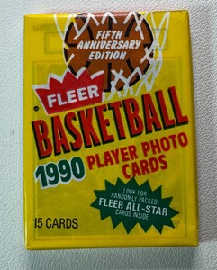 1 Pack of 1990 Fleer Basketball Cards (Jordan)
