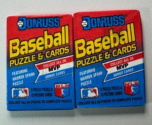 2 Packs of 1989 Donruss Baseball Cards (Griffey Jr. RC)